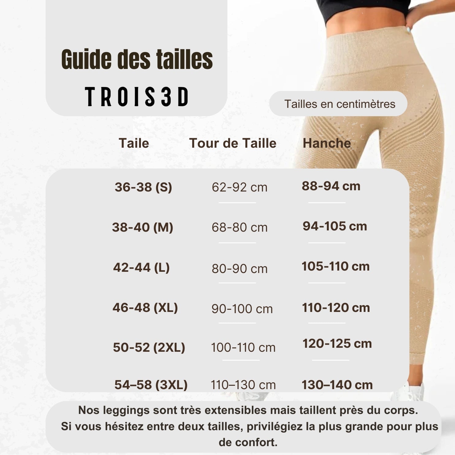 Bradiva- Legging 3D Innovant, Anti Cellulite Confort & Bien-Être